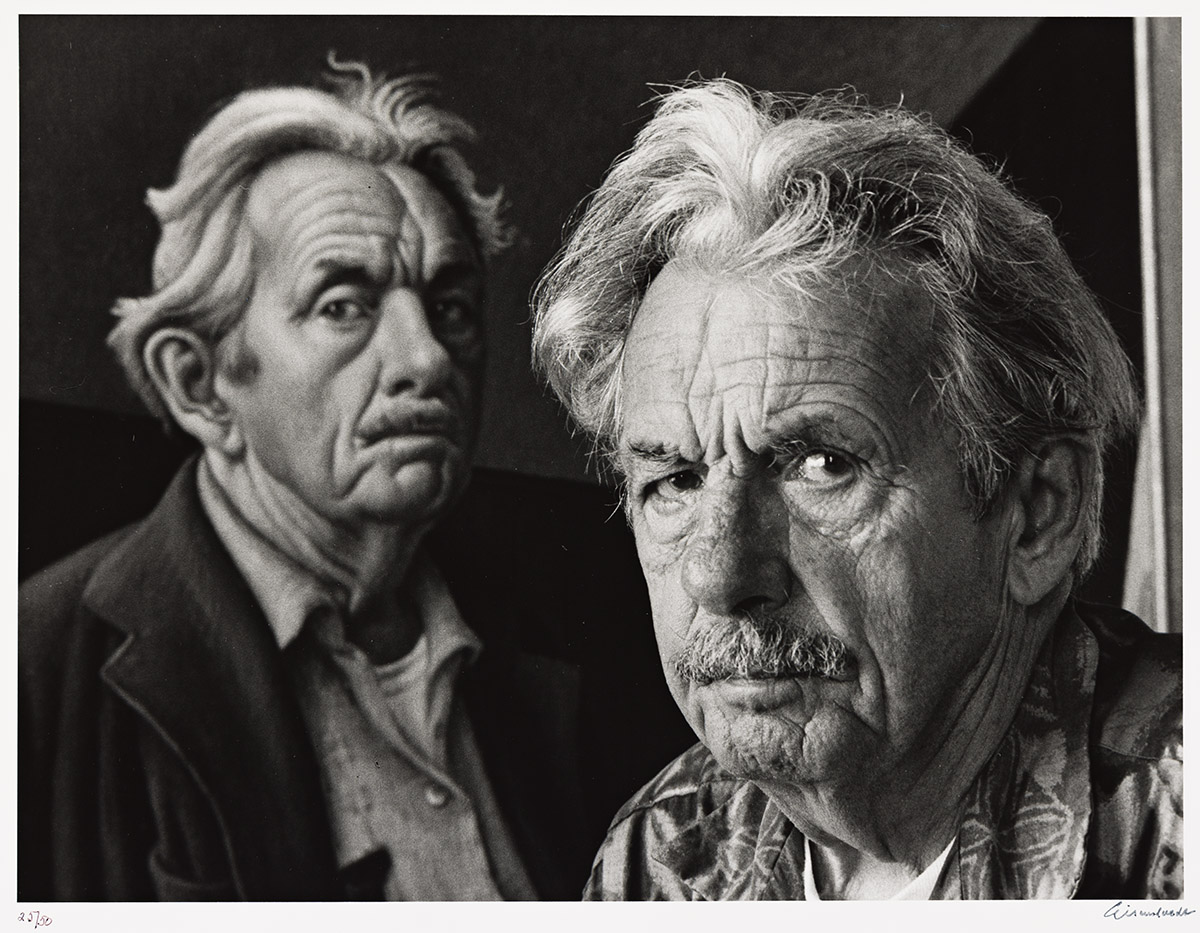 ALFRED EISENSTAEDT (1898-1995) Thomas Hart Benton/Self-portrait.